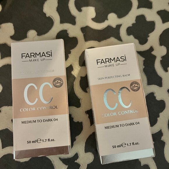 Farmasi CC Color Control Cream Foundation Cream 1.7 fl oz | 04 MEDIUM to DARK - Picture 9 of 9